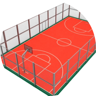 Строительство баскетбольной площадки